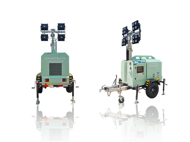 Portable Light Tower with Generator